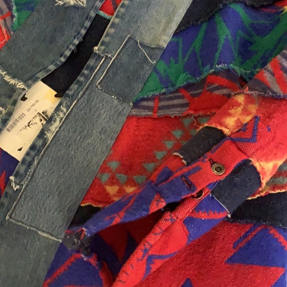 Greg Lauren, Vintage Blanket Scrapwork Kimono GL1 - Picture 6 of 11